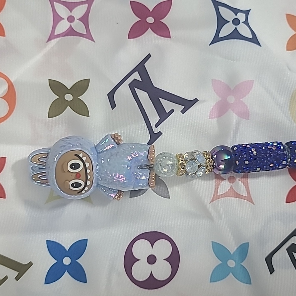 BLUE Labubu Pen